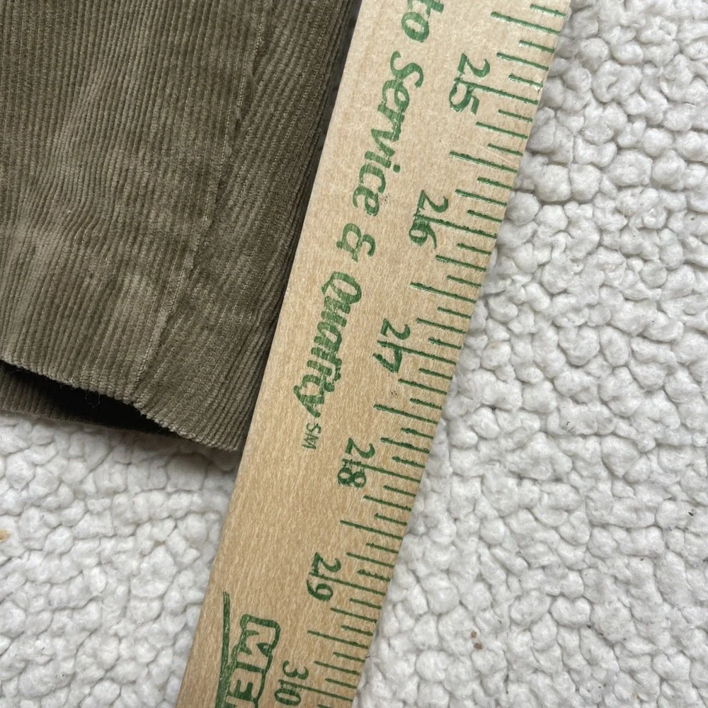 Levi's Pants Mens 35x28 Brown Movin On Corduroy Straight Leg Pleated Vintage